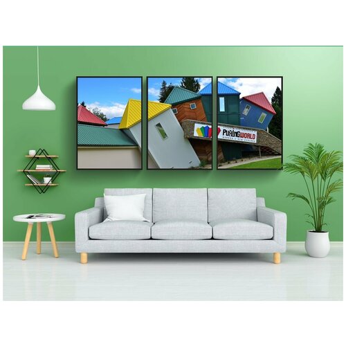 фото Набор модулных постеров для интерьера "архитектура, пейзаж, дом" 60x90 см. в тубусе, без рамки lotsprints