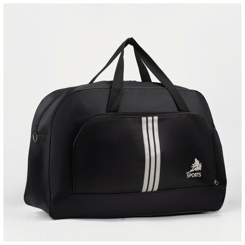 фото Сумка спортивная, отдел на молнии, наружный карман, цвет черный noname