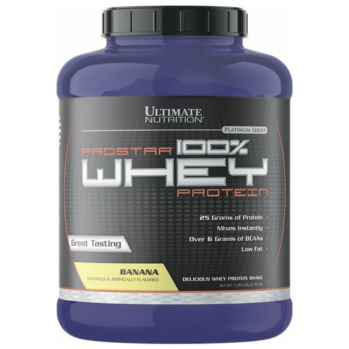 фото Протеин ultimate nutrition prostar whey - 2,27кг - банан