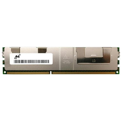 Оперативная память Micron 32 ГБ DDR3 1866 МГц LRDIMM CL13 MT72JSZS4G72LZ-1G9 оперативная память samsung 32 гб ddr3 1866 мгц lrdimm cl13 m386b4g70bm0 cma