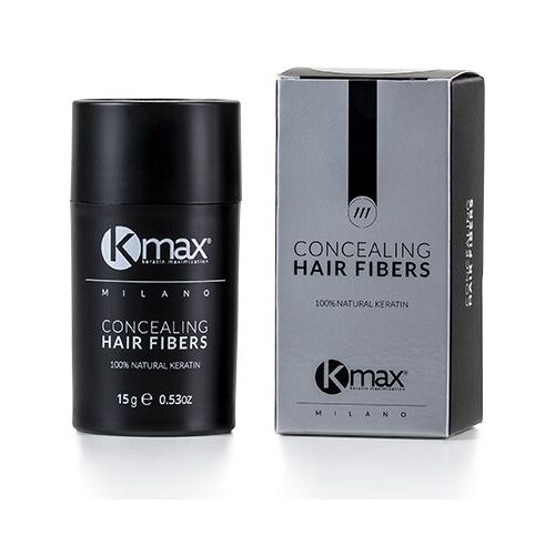 Kmax  Загуститель волос Concealing Hair Fibers, каштаново-коричневый, 15 г
