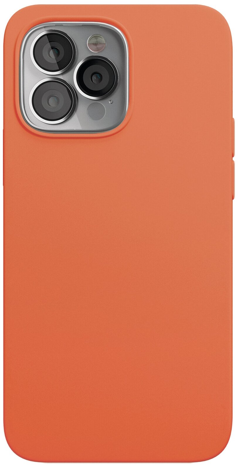 Чехол для смартфона vlp Silicone case with MagSafe для iPhone 13 Pro Max, оранжевый