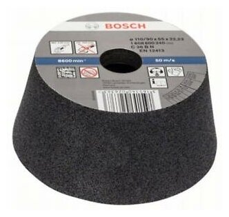 BOSCH Шлифовальная чашка по камню 110мм K36 Bosch 1.608.600.240 - фотография № 2