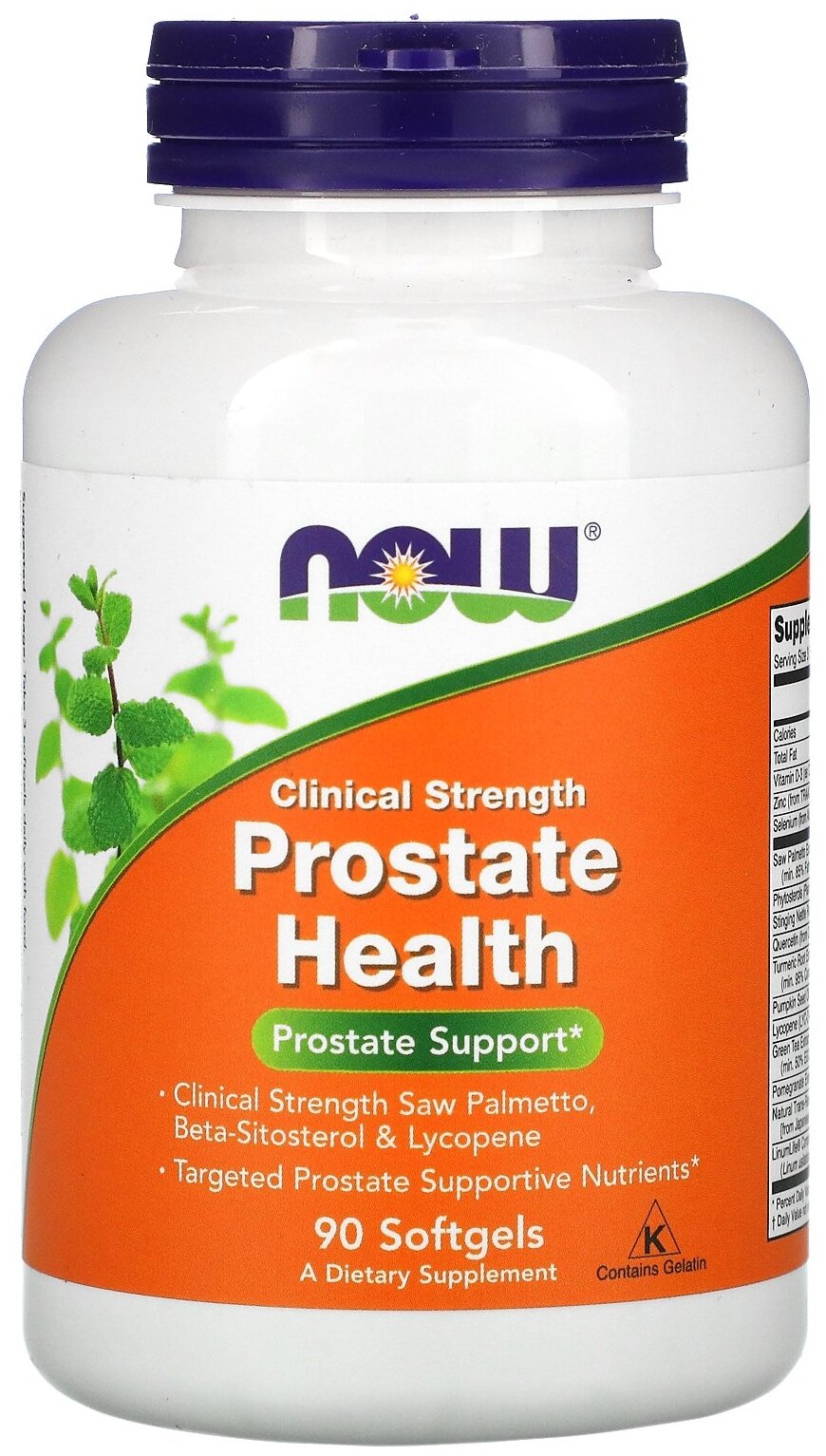 Капсулы NOW Prostate Health