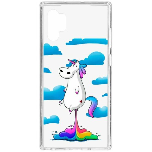 фото Чехол на samsung galaxy note 10 plus / note 10+ kruche print flying unicorn / чехол для samsung / чехол с рисунком / чехол с принтом / чехол для самсунг / чехол для самсунг / бампер на гелакси / чехол накладка для гэлэкси / противоударная накладка для samsung galaxy / защита для galaxy / защита на samsung / cиликоновый чехол для samaung galaxy / пластиковый чехол на самсунг / защитный чехол для самсунг / чехольчик / защита телефона / ударопрочный чехол / галакси кruче
