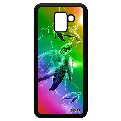 фото Красивый чехол на телефон // galaxy j6 2018 // "черепаха" наземная гиганская, utaupia, цветной