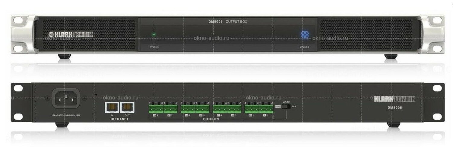 ЦАП, АЦП для студии KLARK TEKNIK DM8008