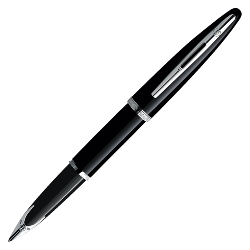 Waterman carene - black sea st, перьевая ручка, f ручка перьевая waterman carene black sea st цвет чернил синий цвет корпуса черный серебро