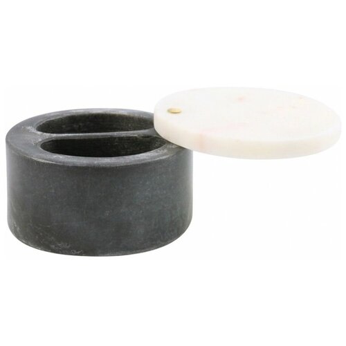 Емкость для соли и перца Gray Marble 10х10х5.5 см, 50 мл