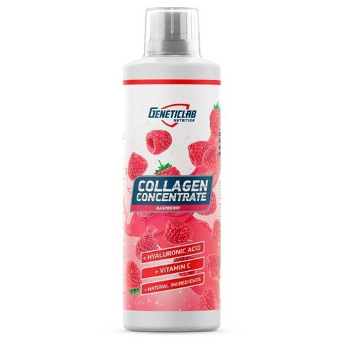 Коллаген, Желатин GeneticLab Nutrition, Collagen Concentrate, 500 мл, Тропический микс