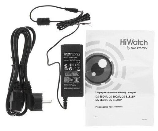 HiWatch DS-S604P Коммутатор с питанием POE