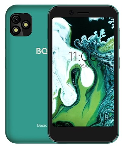 Смартфон BQ 5060L Basic 1/8 ГБ, 2 SIM, зелeный