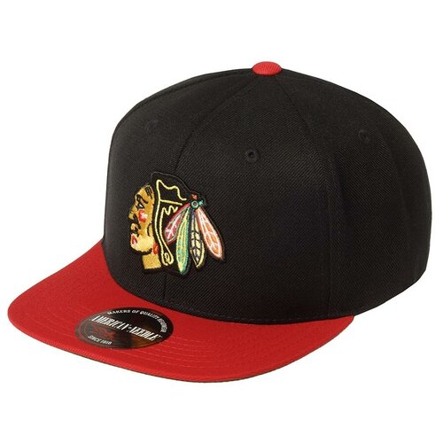 фото Бейсболка american needle арт. 400a1v-cbh chicago blackhawks 400 series nhl (черный / красный), размер uni