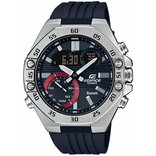 Наручные часы CASIO Edifice ECB-10P-1AEF, черный, серебряный