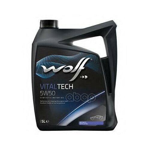 Производитель Wolf Масло моторное WOLF VITALTECH 5W50 5L синтетика WOLF 8314728