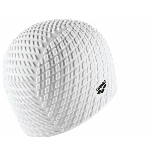 фото Шапочка для плавания arena bonnet silicone cap(белый)