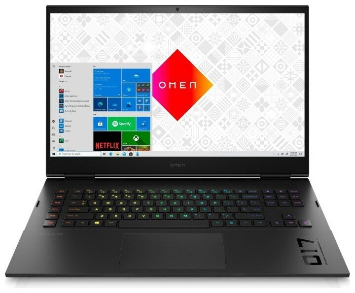 173 Ноутбук HP Omen 17-ck0052ur 1920x1080Core i5 11400H 27Ghz16Gb1024SSD
