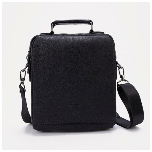 фото Сумка на молнии, цвет чёрный нет бренда