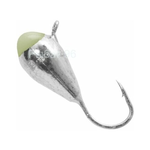 Мормышка вольфрамовая Lumicom КУ с фк d50 серебро 10шт 995₽