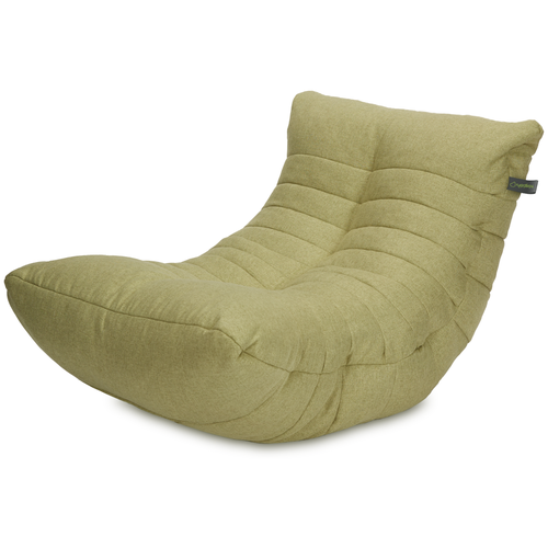 фото Пуффбери кресло-мешок кокон оливковый жаккард