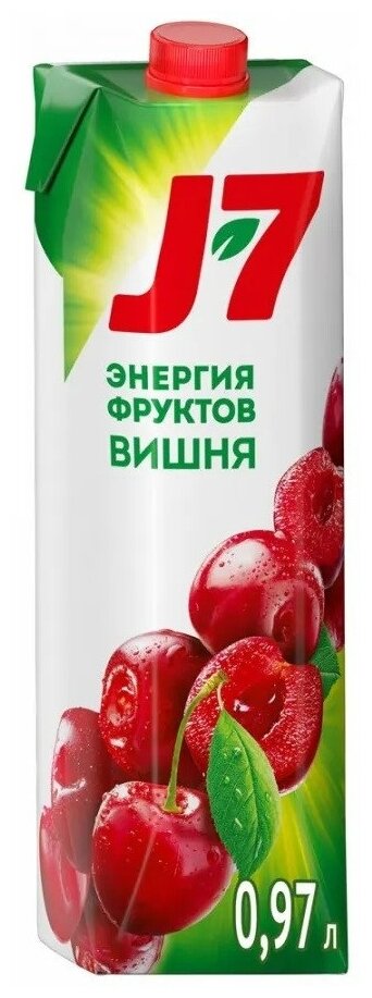 Нектар J7 Вишня, осветленный, для десткого питания, 0.97 л — купить в ...