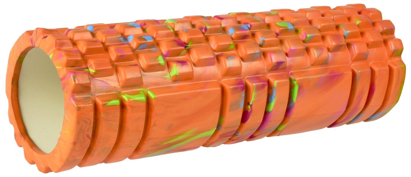 Валик для фитнеса Moderate 45 х 14 см multicolor розовый МС-21