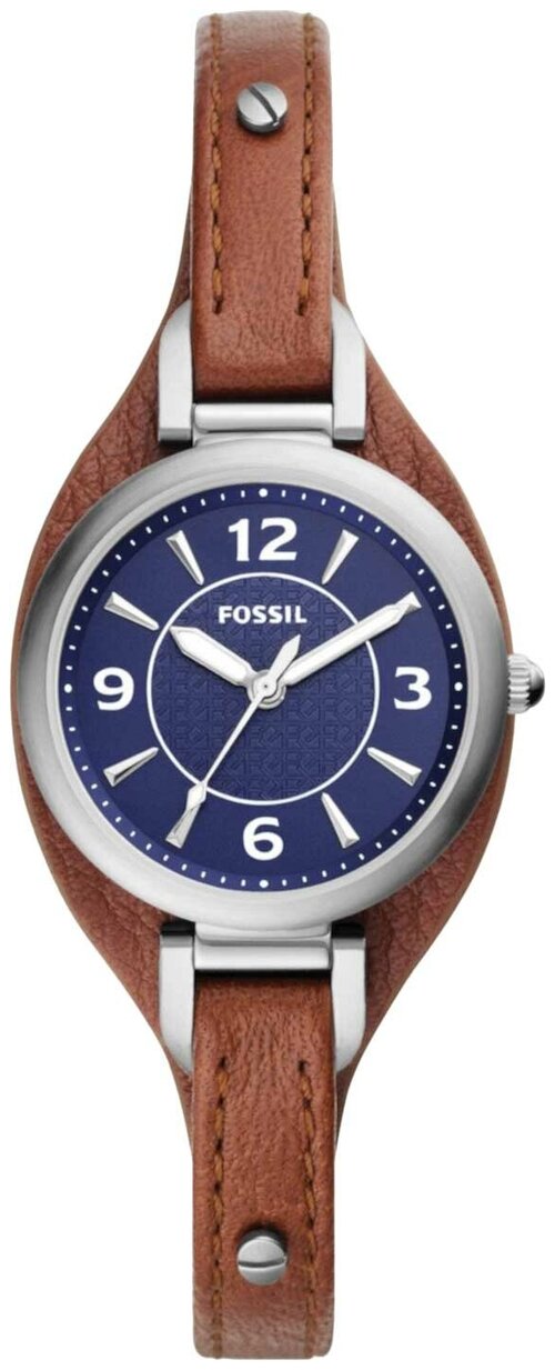 Наручные часы FOSSIL Carlie Mini 75342, серебряный, синий