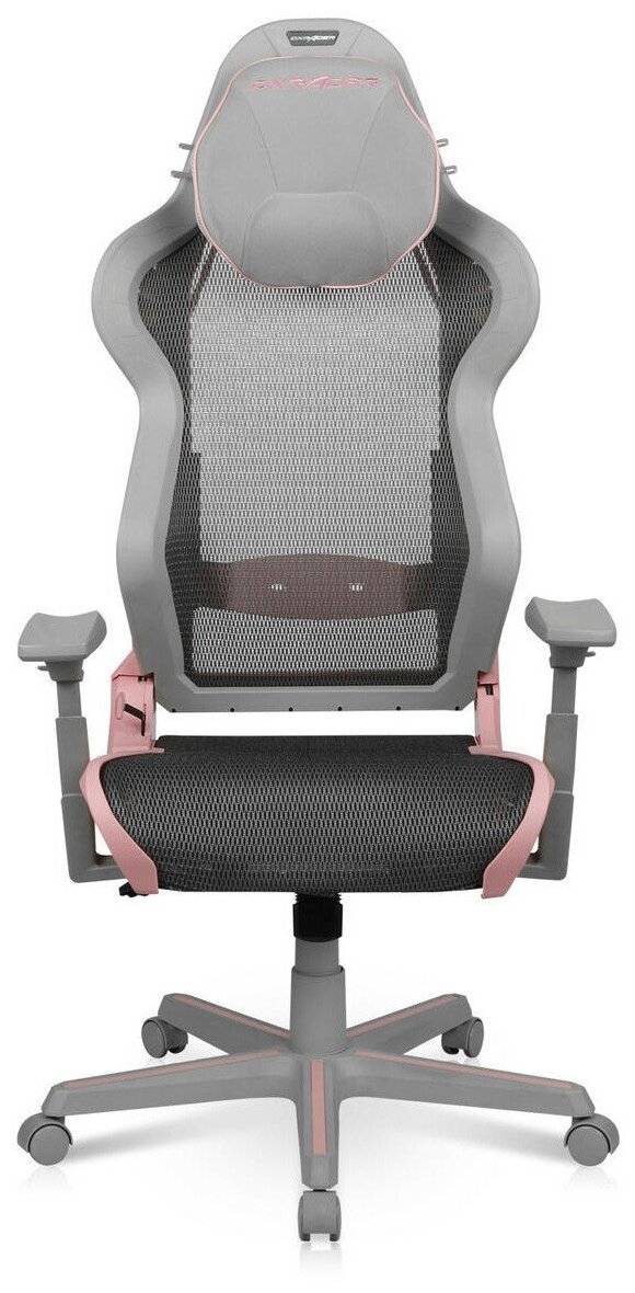 Игровое компьютерное кресло DXracer AIR/D7100/GP серо-розовое