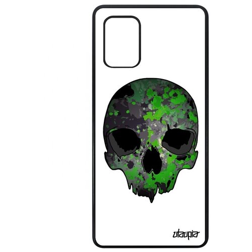 фото Красивый чехол на телефон // samsung galaxy a71 // "череп" дизайн скелет, utaupia, белый