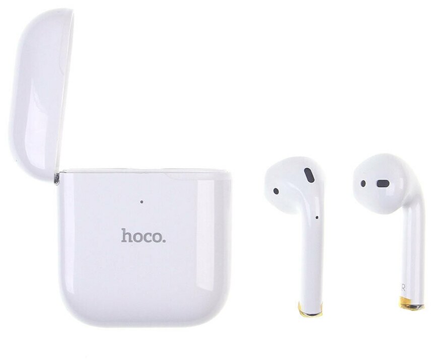 Наушники HOCO EW06 True wireless BT headset, беспроводные, Bluetooth, 350 мАч, белый