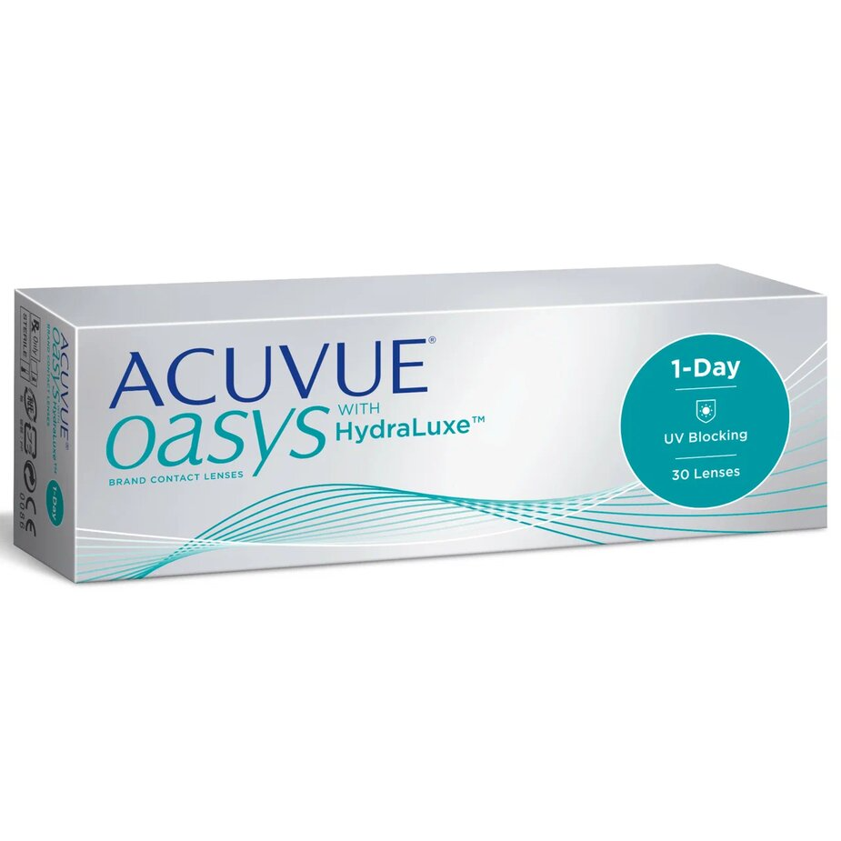 Контактные линзы 1 day acuvue oasys with hydraluxe 30 шт 8,5, -2,50 johnson & johnson Johnson & Johnson Vision Care Inc/ - фото №5