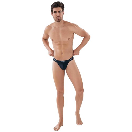 Мужские трусы тонги черные в сетку Clever LATIN LUST THONG 087611 M (46)