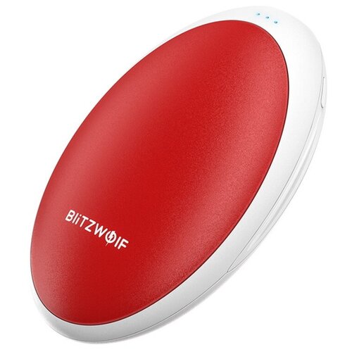 Внешний аккумулятор с подогревом для рук BlitzWolf BW-P15 5200mAh Hand Warmer Power Bank Red