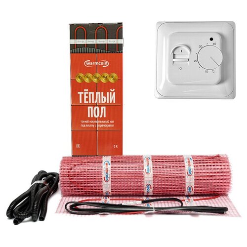 Теплый пол WarmCoin ST 3 мкв 05 х 6 м с термостатом 7768₽