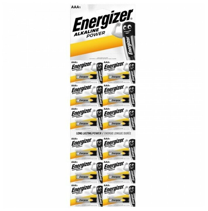 Energizer ENR POWER ALK AAA BP12*10 [E302283400] 7638900432374 Батарейка