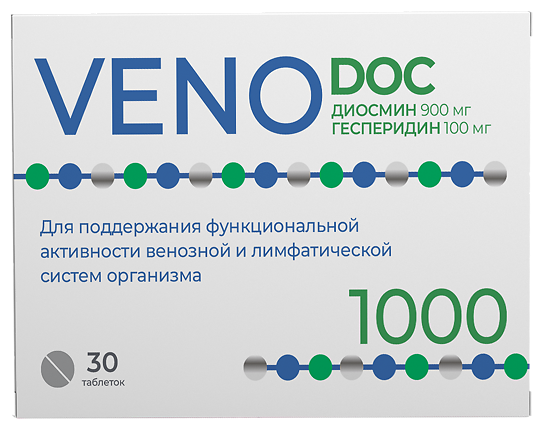 VENO DOC таб., 1000 мг, 30 шт.