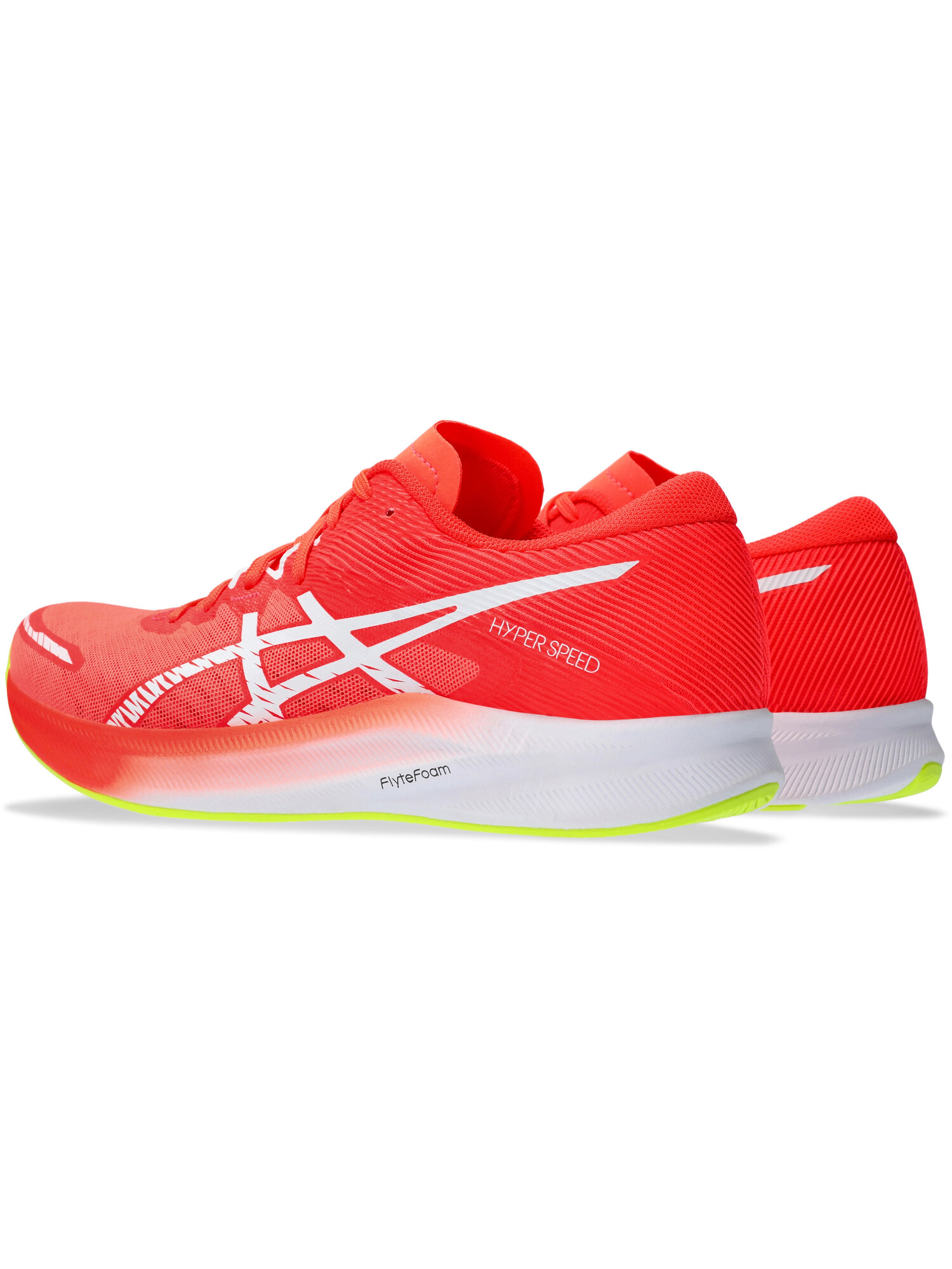Кроссовки ASICS HYPER SPEED 3, размер 8,5 US, Sunrise Red/White — фото 1