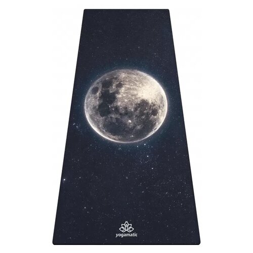 фото Хлопковый travel коврик для йоги и фитнеса - moon / арт йогаматик art yogamatic
