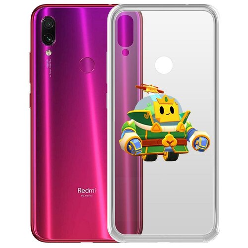 фото Чехол-накладка clear case brawl stars-изумрудный принц спраут для xiaomi redmi note 7 krutoff group