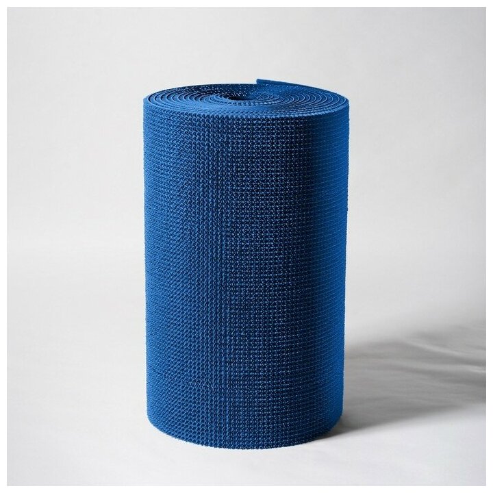 Покрытие ковровое щетинистое «Травка», 0,95×11,8 м, в рулоне, цвет синий - фотография № 4