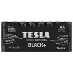Батарейка Tesla BLACK AAA+ 24ks Alkaline AAA (LR03) блистер 2шт. - изображение