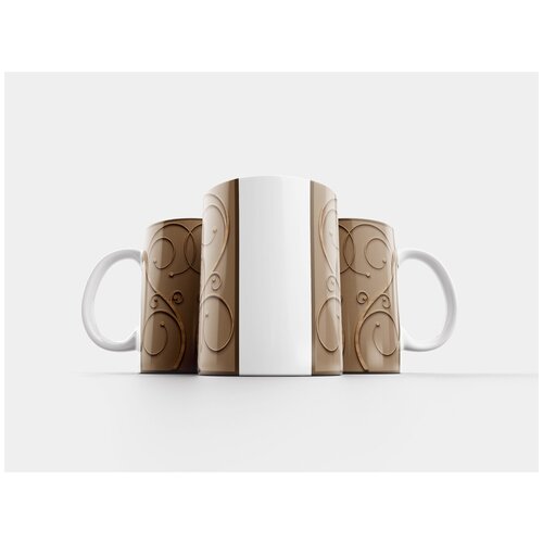 фото Кружка "древесина, лепить, резной" 320 мл lotsprints