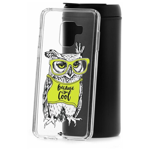 фото Чехол на samsung galaxy a8 2018 (a530) kruche print сова в очках / чехол для samsung / чехол с рисунком / чехол с принтом / чехол для самсунг / чехол для самсунг / бампер на гелакси / чехол накладка для гэлэкси / противоударная накладка для samsung galaxy / защита для galaxy / защита на samsung / cиликоновый чехол для samaung galaxy / пластиковый чехол на самсунг / защитный чехол для самсунг / чехольчик / защита телефона / ударопрочный чехол / галакси кruче
