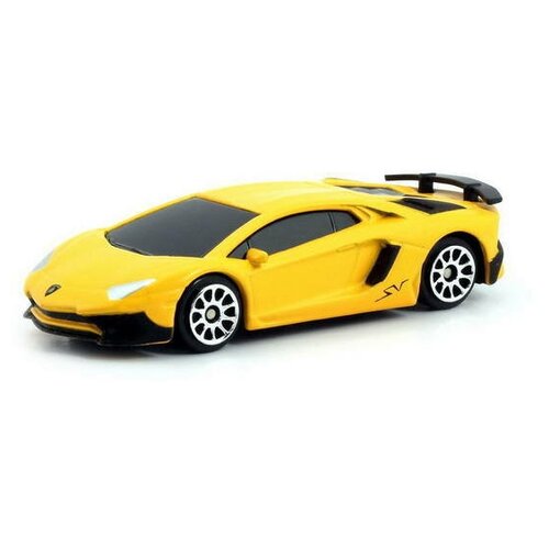 Машинка металлическая Uni-Fortune RMZ City 1:64 Lamborghini Aventador LP 750-4 Superveloce, без меха легковой автомобиль rmz city lamborghini aventador lp 750 4 superveloce 554990m 1 32 12 5 см черный матовый