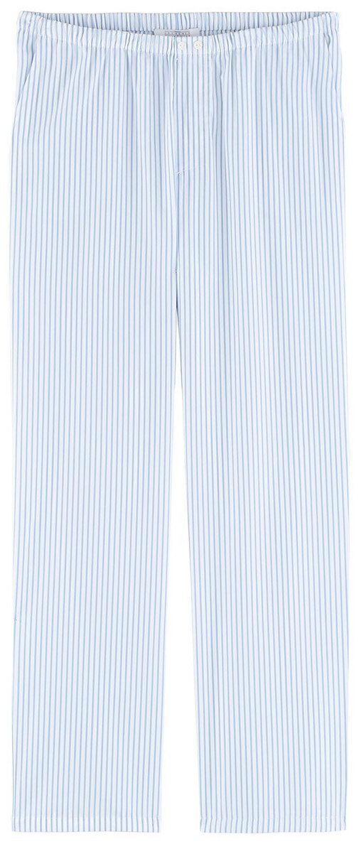 Пижама LAURENCE TAVERNIER, рубашка, карманы, размер L, голубой - фотография № 2