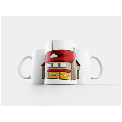 фото Кружка "пожарная станция, антенна, гараж" 320 мл lotsprints