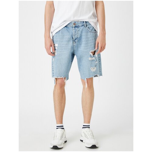 фото Шорты koton men, 1yam43191yd, цвет: blue, размер: 36