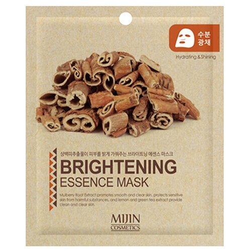 Маска тканевая для лица осветляющая Mijin Brightening Essence Mask маска тканевая для лица осветляющая mijin brightening essence mask