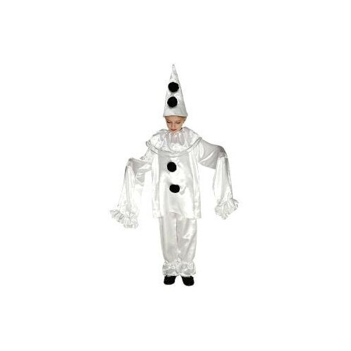 фото Карнавальный костюм для детей волшебный мир грустного пьеро (подростковый) детский, 134-150 см