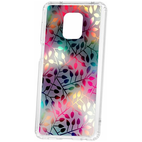 фото Чехол на xiaomi redmi note 9 pro / redmi note 9s / redmi note 9 pro max kruche print цветные листья / чехол для xiaomi / чехол с рисунком / чехол с принтом / чехол для ксяоми / чехол для хаоми / бампер на сяоми / чехол накладка для ксяоми / противоударная накладка для xiaomi redmi mi / защита для redmi / защита на mi / cиликоновый чехол для xiaomi redmi / пластиковый чехол на ксиаоми / защитный чехол для хаоми / чехольчик / защита телефона / ударопрочный чехол кruче